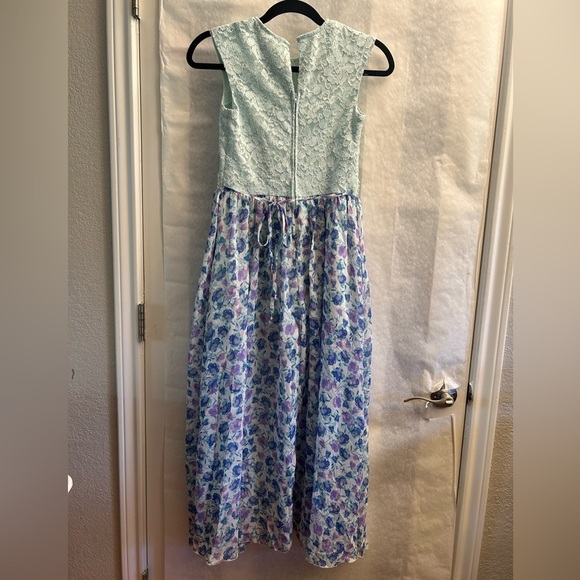 Speechless Glitter lace floral maxi overlay romper skort dress girls Sz-16 AA4 - Picture 3 of 11